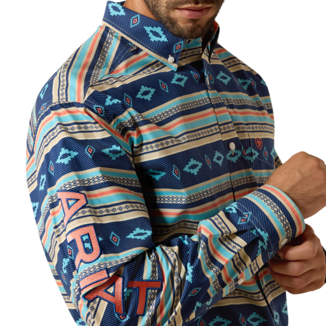 Ariat Men's Team Jet Classic Fit Team Multicolor Shirt