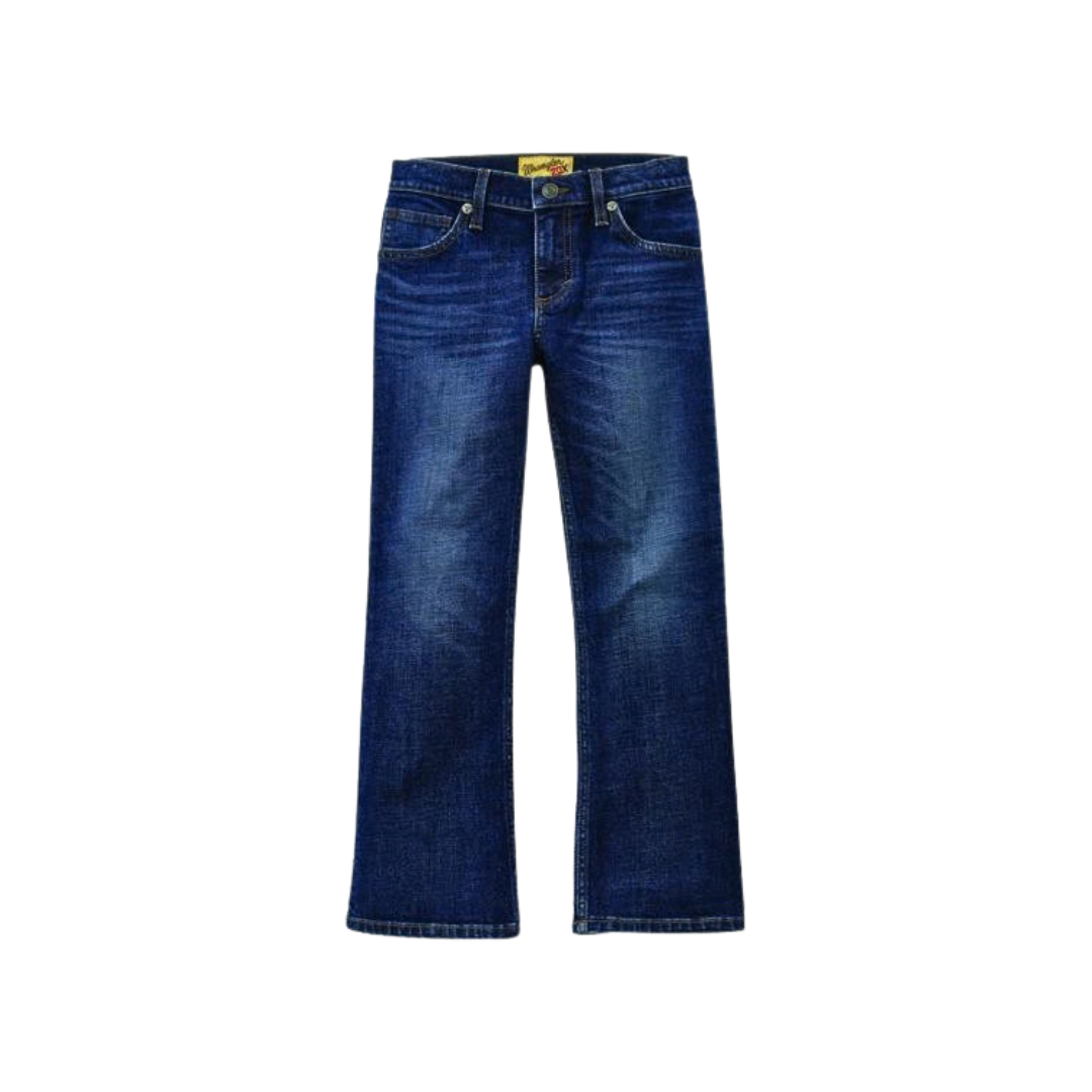 Wrangler Youth Boy's Vintage Stirrup Blue Jeans