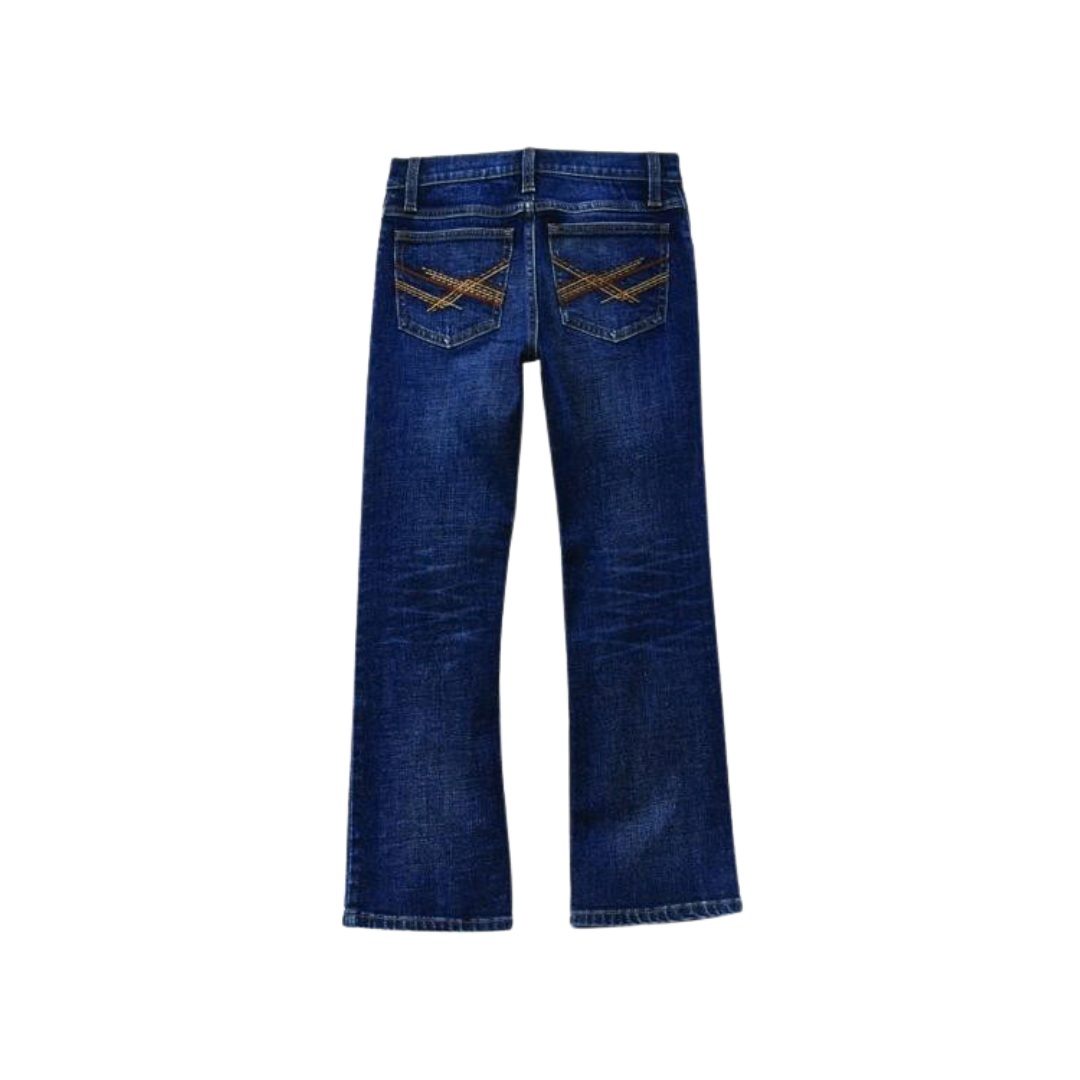 Wrangler Youth Boy's Vintage Stirrup Blue Jeans