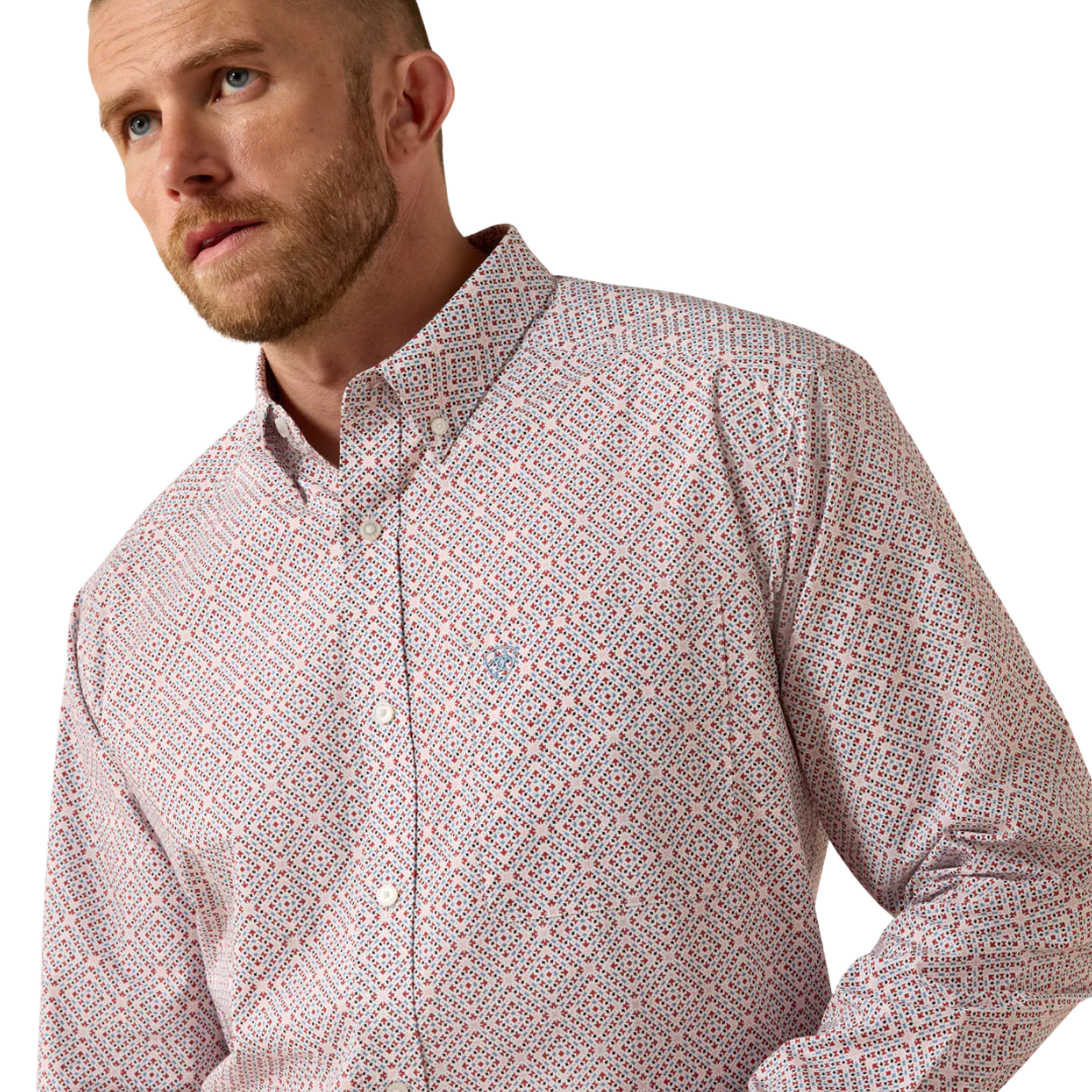 Ariat Men's Geo Print Classic Fit Multicolor Shirt