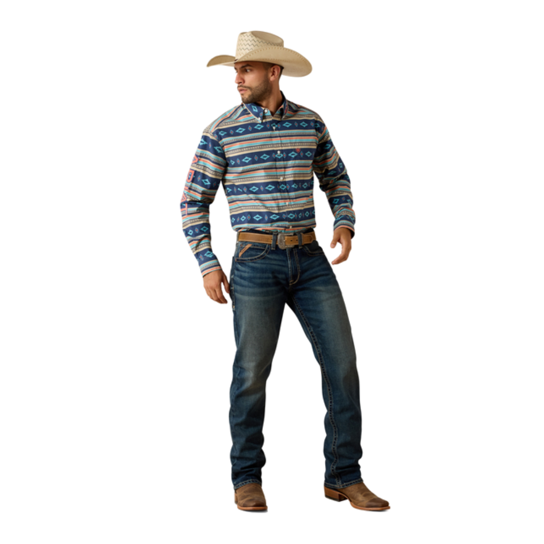 Ariat Men's Team Jet Classic Fit Team Multicolor Shirt