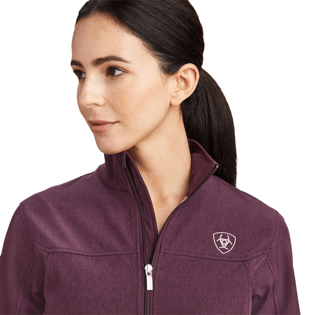 Ariat Women's New Team Softshell Mulberry Purple Jacket