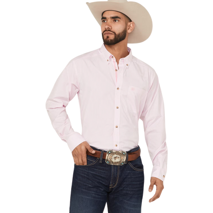 Ariat Pro Series Long Sleeve Moisture-Wicking Mini Stripe Shirt - Big