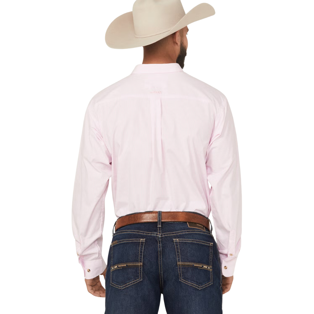 Ariat Pro Series Long Sleeve Moisture-Wicking Mini Stripe Shirt - Big