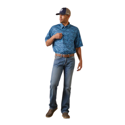 Ariat Men's VentTEK Classic Blue Shirt