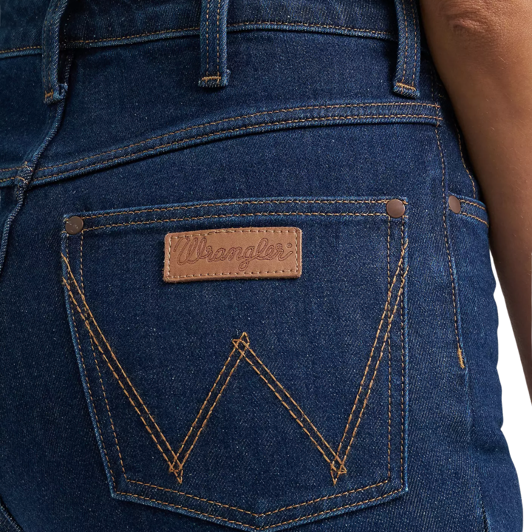 Wrangler Women's Bell Trouser High Rise Denim Jeans