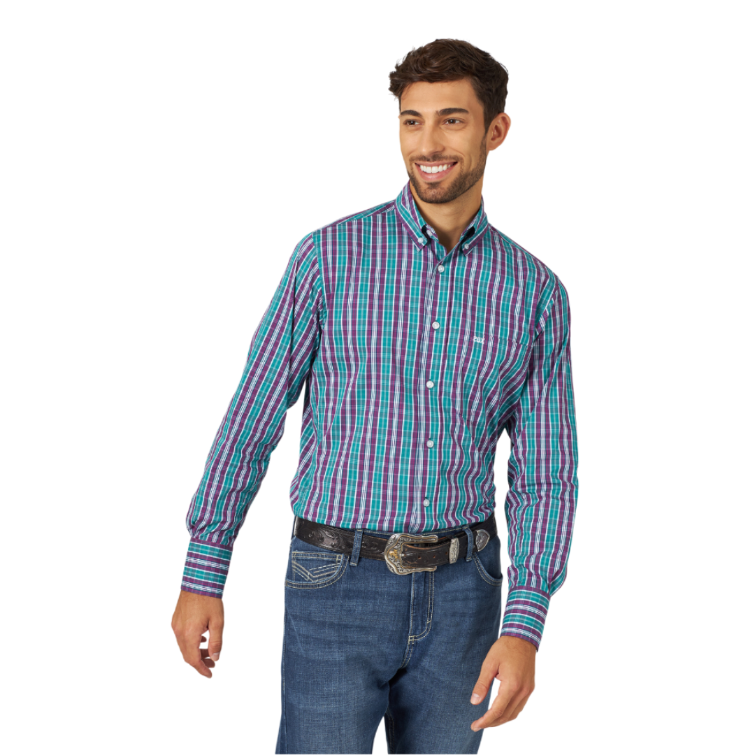 Wrangler Men's 20X Performance Teal Shirt