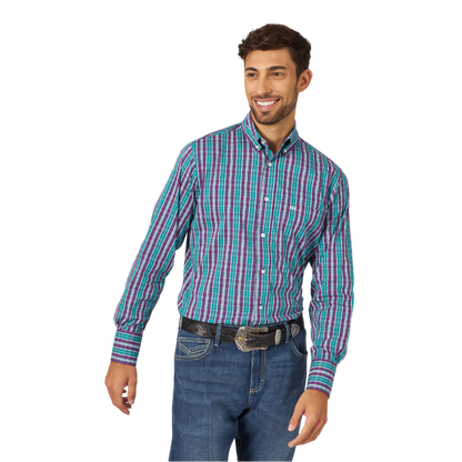 Wrangler Men's 20X Performance Teal Shirt