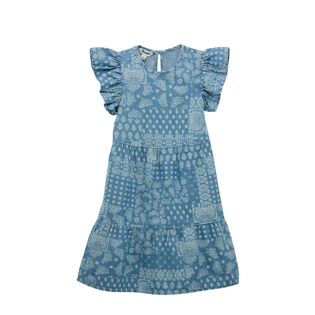 Wrangler Toddler Girl's Western Blue Dress