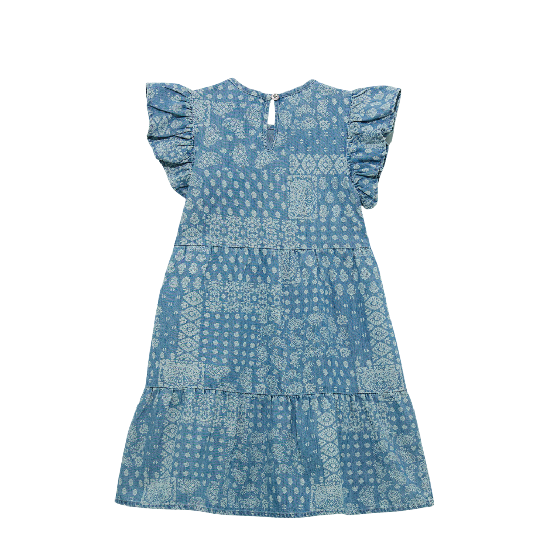 Wrangler Toddler Girl's Western Blue Dress