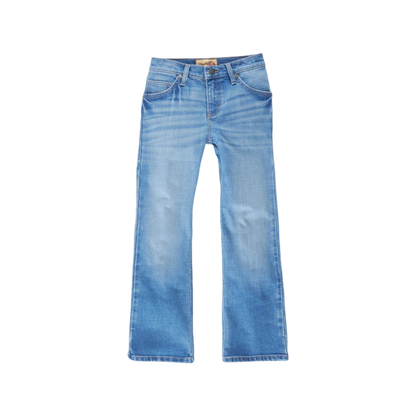 Wrangler Youth Boy's 42 Vintage Bootcut Blue Jeans