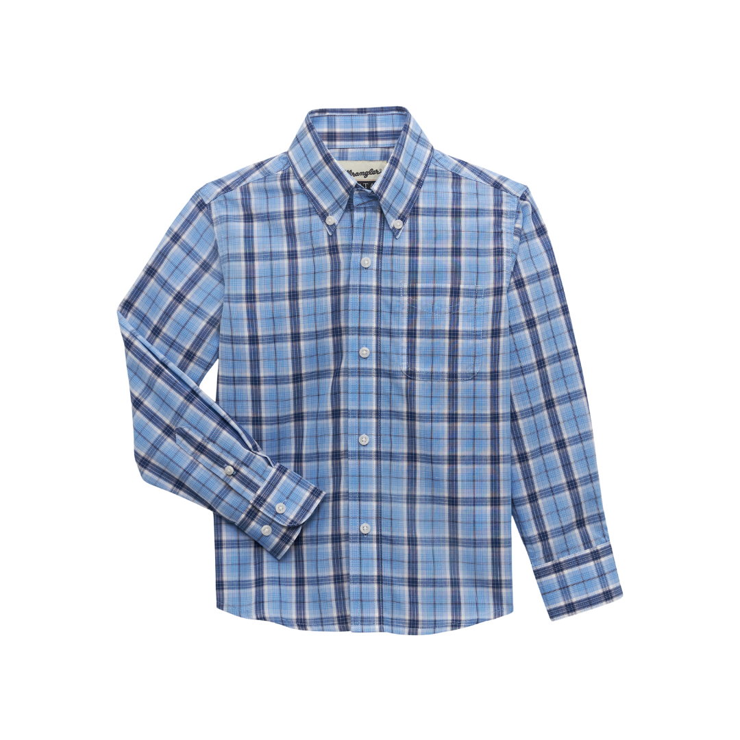 Wrangler Youth Boy's Riata Pack Of 2 Multicolor Shirt