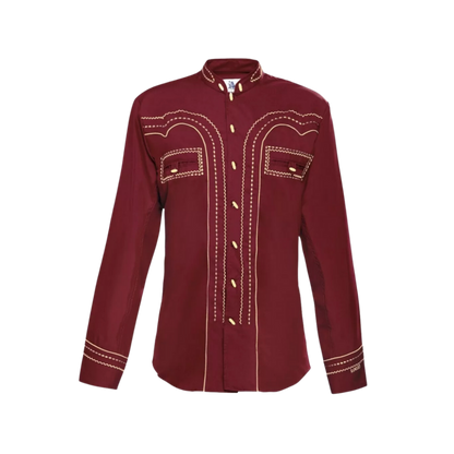 Ranger's Usa Men's Wine Charra Tarugos Shirt