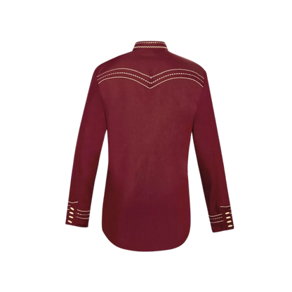 Ranger's Usa Men's Wine Charra Tarugos Shirt