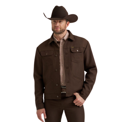 Shop Wrangler Men's Wrancher Brown Jacket