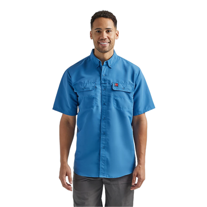 Wrangler Men's Riggs Lightweight Work Dark Blue Shirt