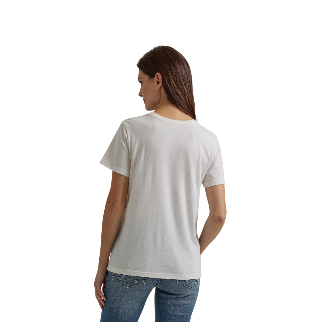 Wrangler Women's Retro Regular White Tee Shirt