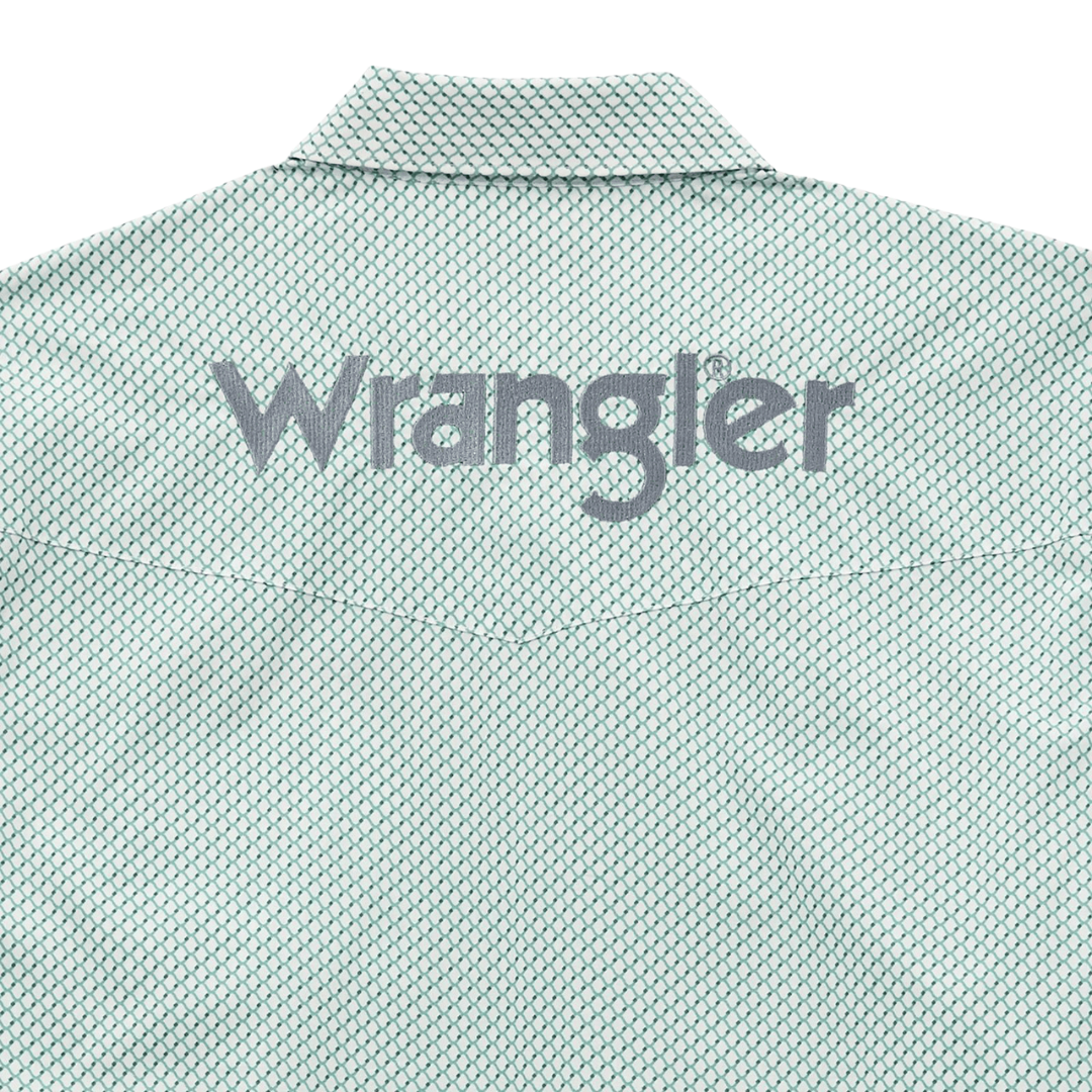 Wrangler Men's Classic Fit Green Shirt