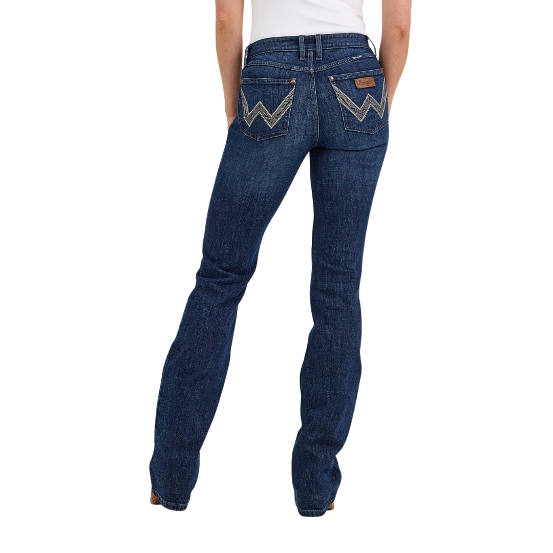 Wrangler Women's Retro Mae Boot Amelia Blue Jeans