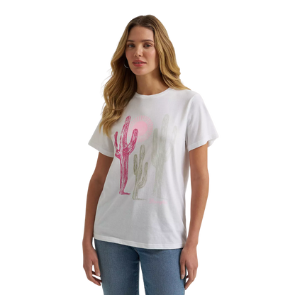 Wrangler Women's Short Sleeve White T-Shirt