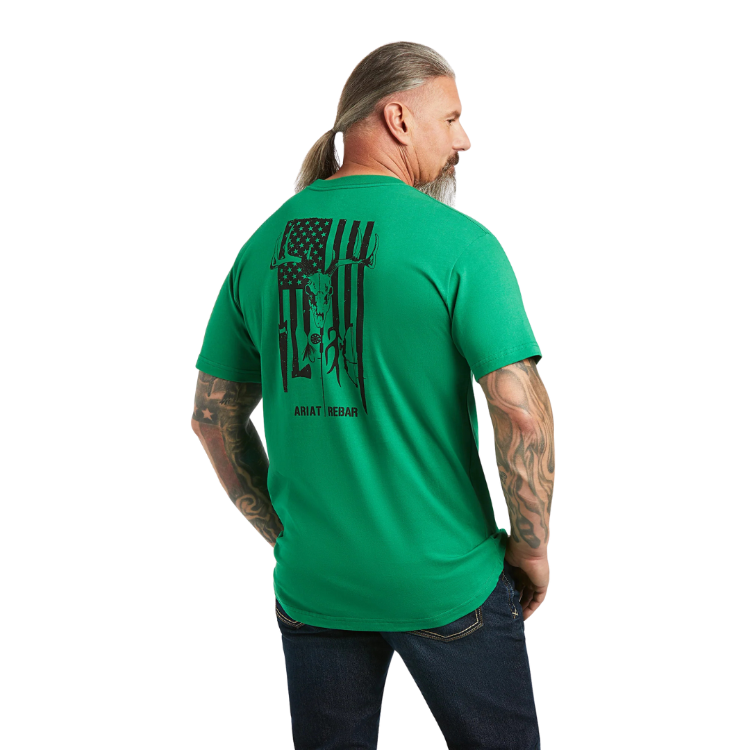 Ariat Men's Rebar Strong American Green Shirt - Big & Tall