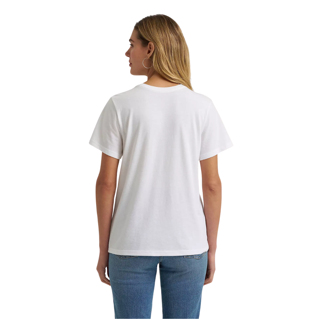 Wrangler Women's Short Sleeve White T-Shirt