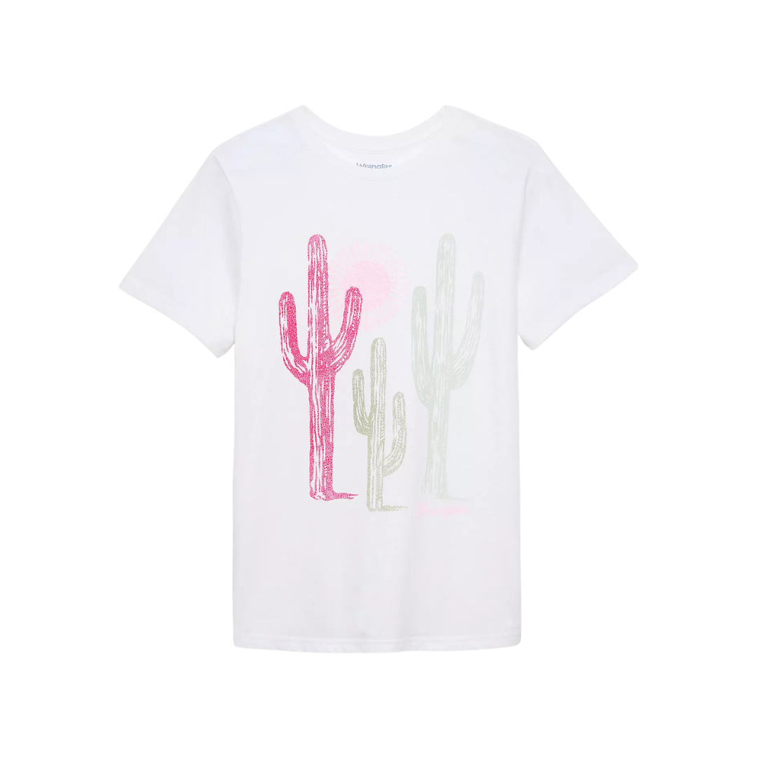 Wrangler Women's Short Sleeve White T-Shirt