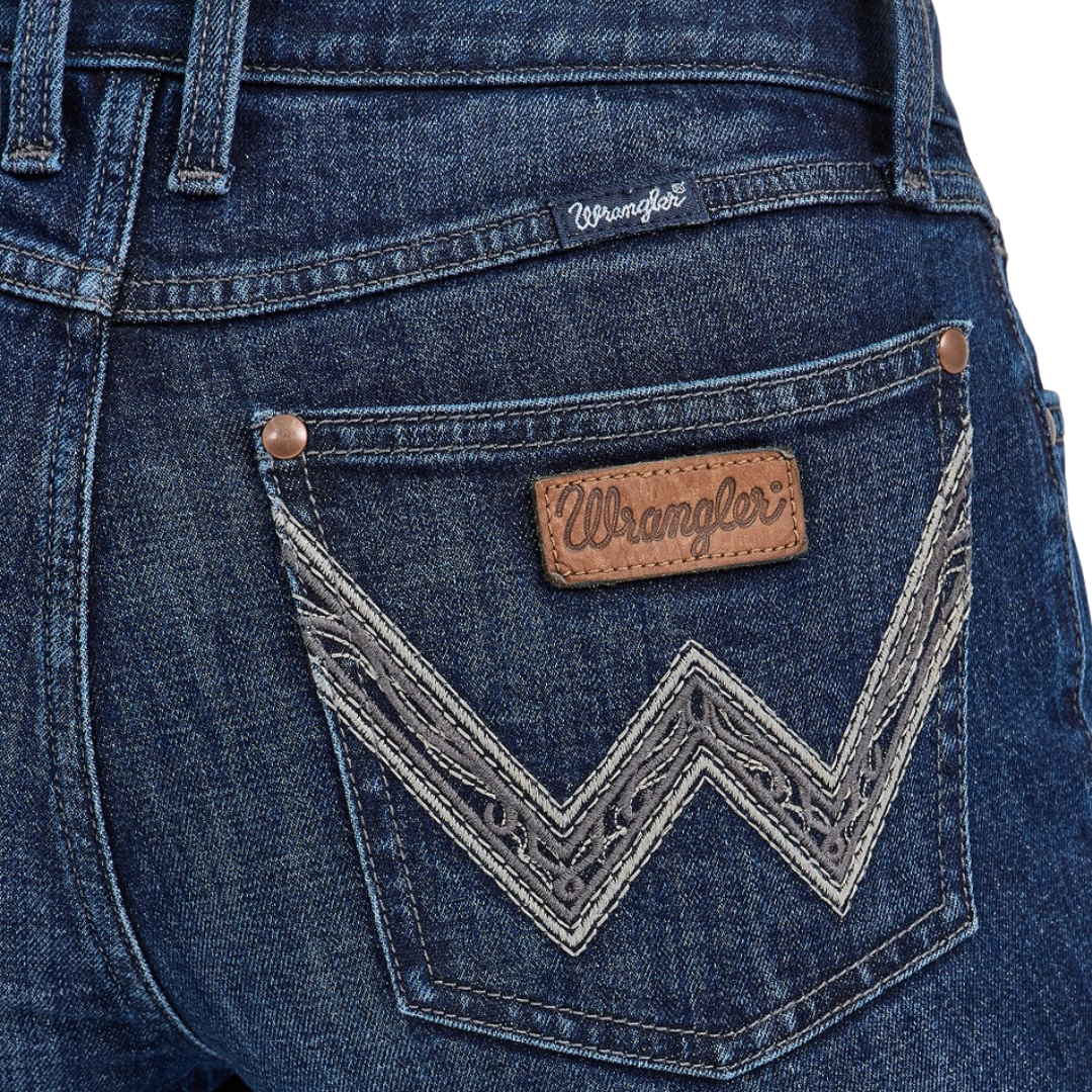 Wrangler Women's Retro Mae Boot Amelia Blue Jeans