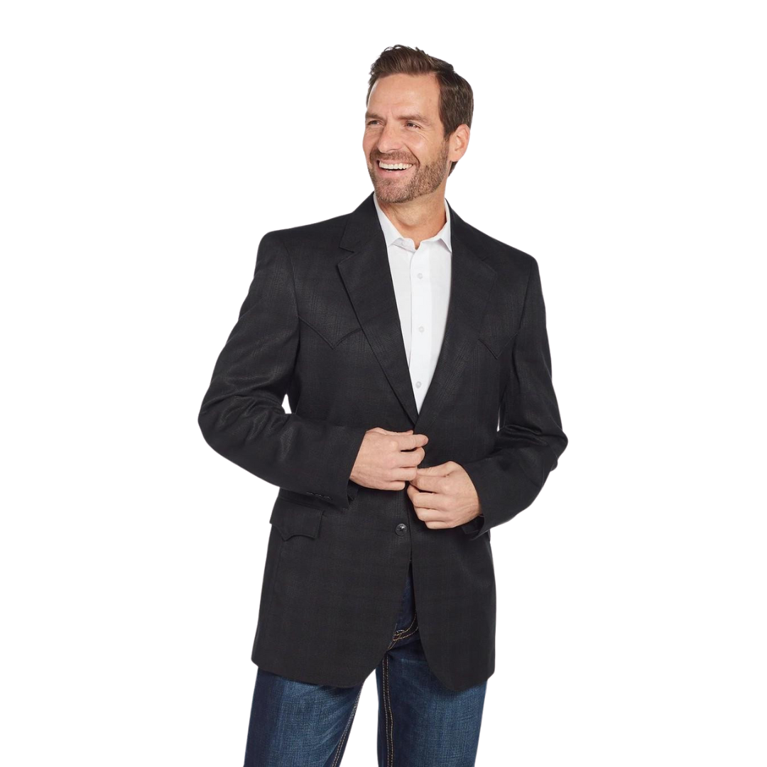 Circle S Men's Fort Worth Sport Black Coat