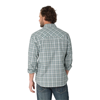 Wrangler Men's Retro Western Green Shirt