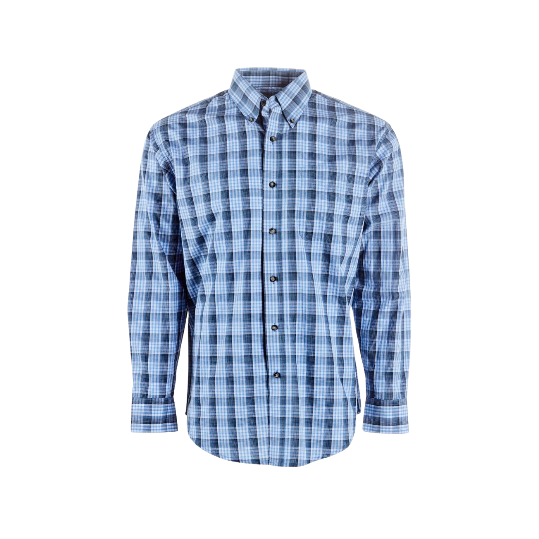 Wrangler Men's Riata Blue Shirt