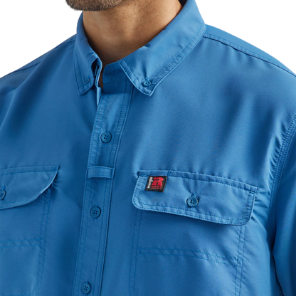 Wrangler Men's Riggs Lightweight Work Dark Blue Shirt