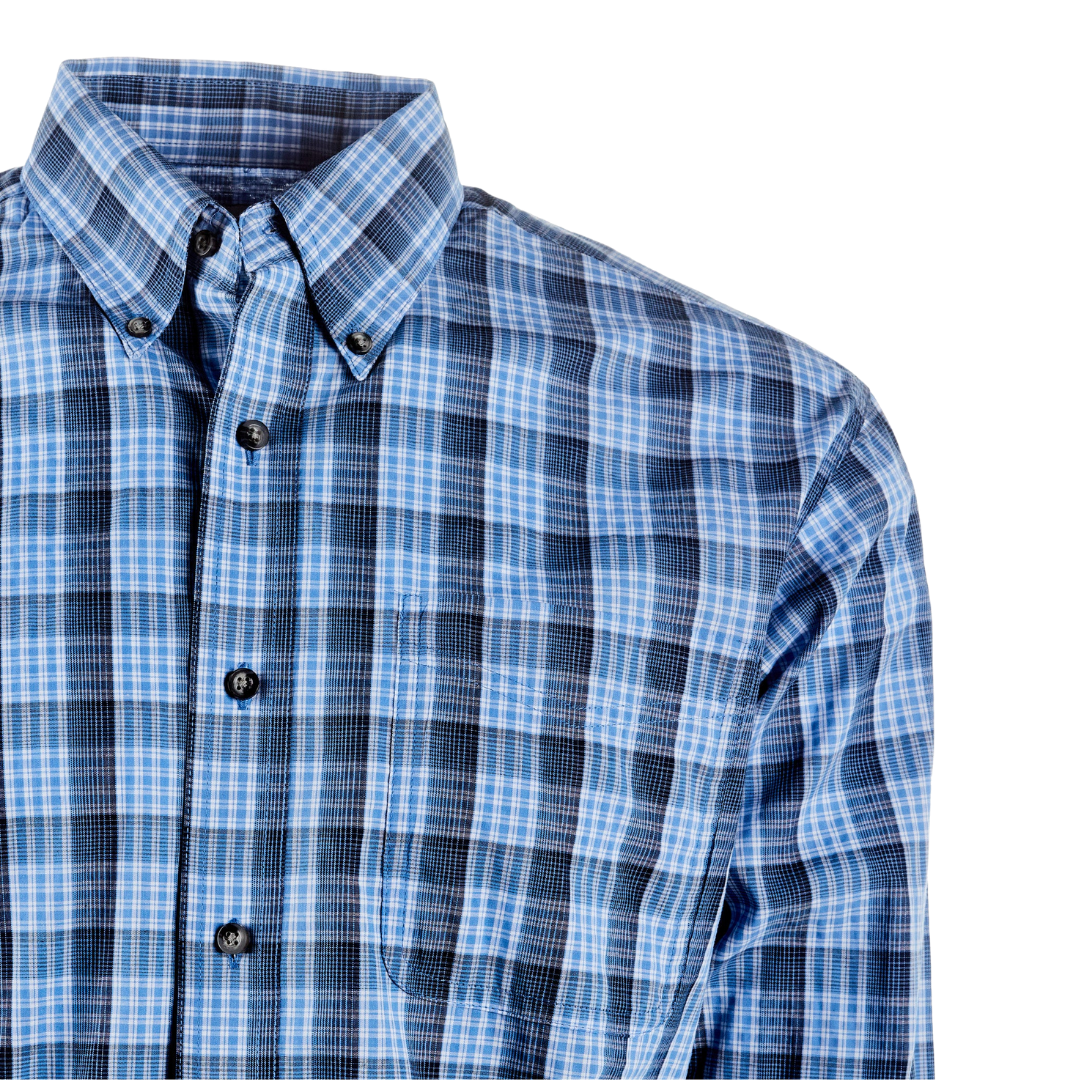 Wrangler Men's Riata Blue Shirt