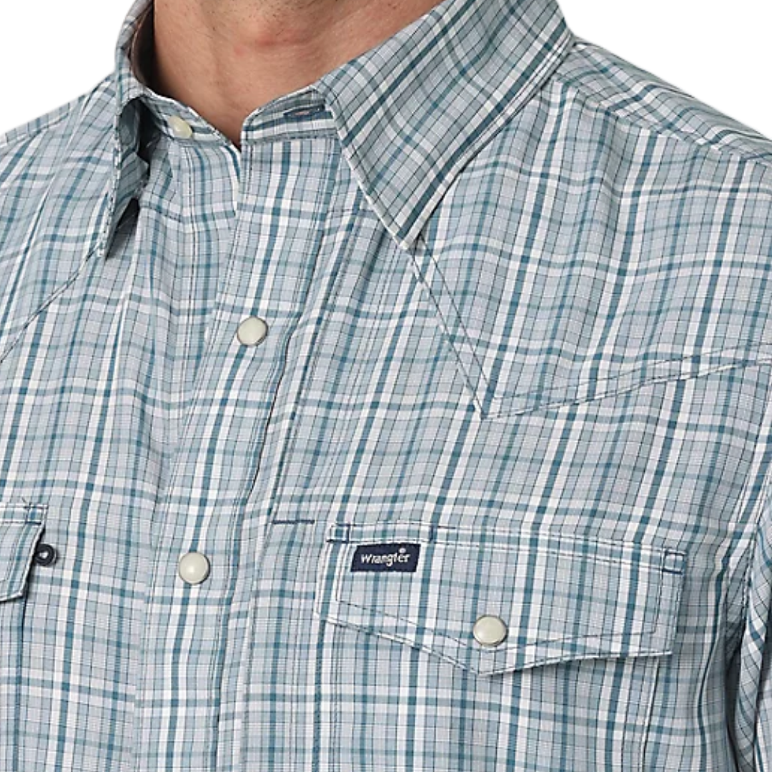Wrangler Men's Performance Blue Shirt