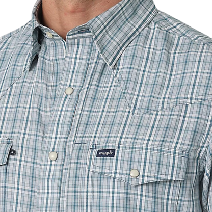 Wrangler Men's Performance Blue Shirt