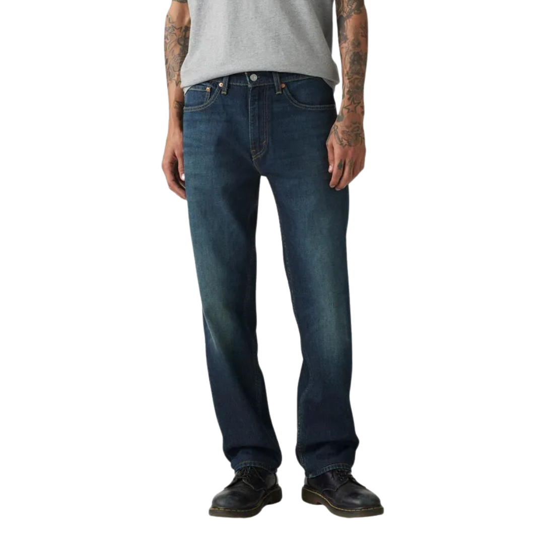 Levi Strauss Men's 505 Regular Blue Jeans