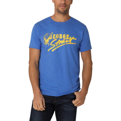 Wrangler Men's George Strait Blue Heather T-Shirt