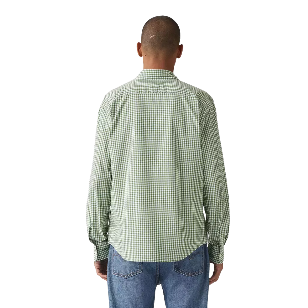 Levi Strauss Men's Classic Standard Fit Green Shirt