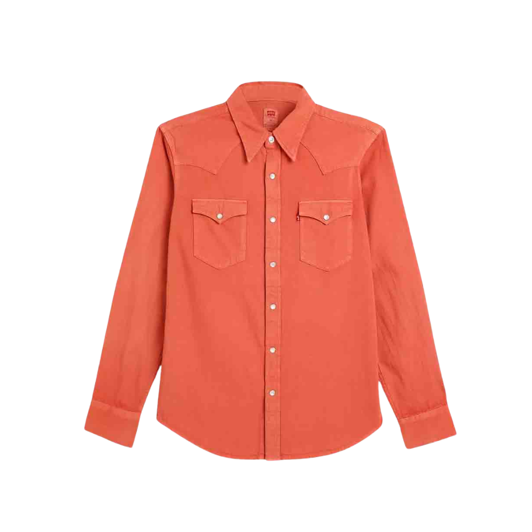 Levi Strauss Men's Classic Bloom Etruscan Red Shirt