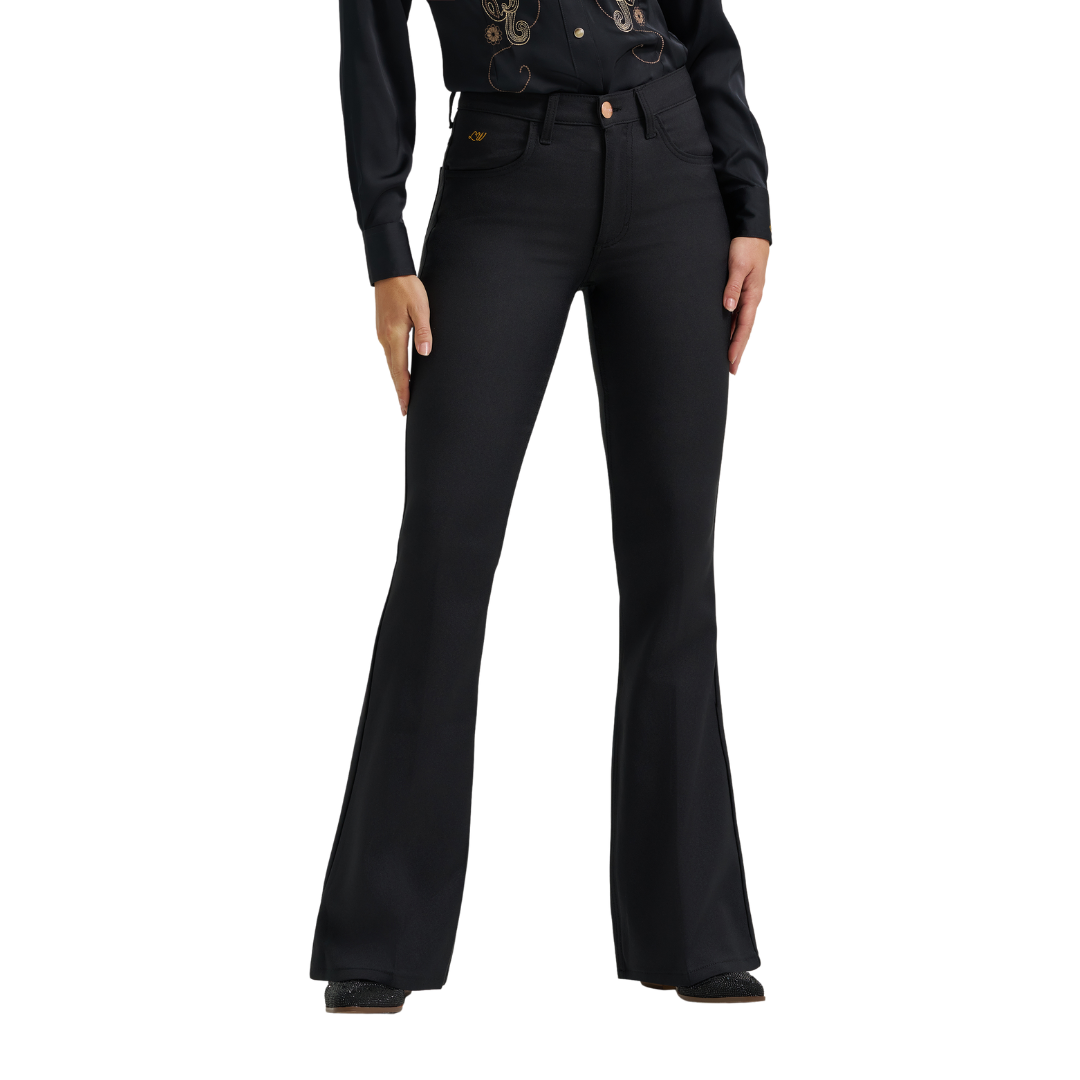 Wrangler X Lainey Wilson Ladies Black Wrancher Flare Pant 112373696