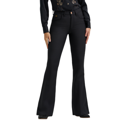Women's Wrangler X Lainey Wilson Wrancher Flare Pant-Black Women's Wrangler X Lainey Wilson Wrancher Flare Pant-Black