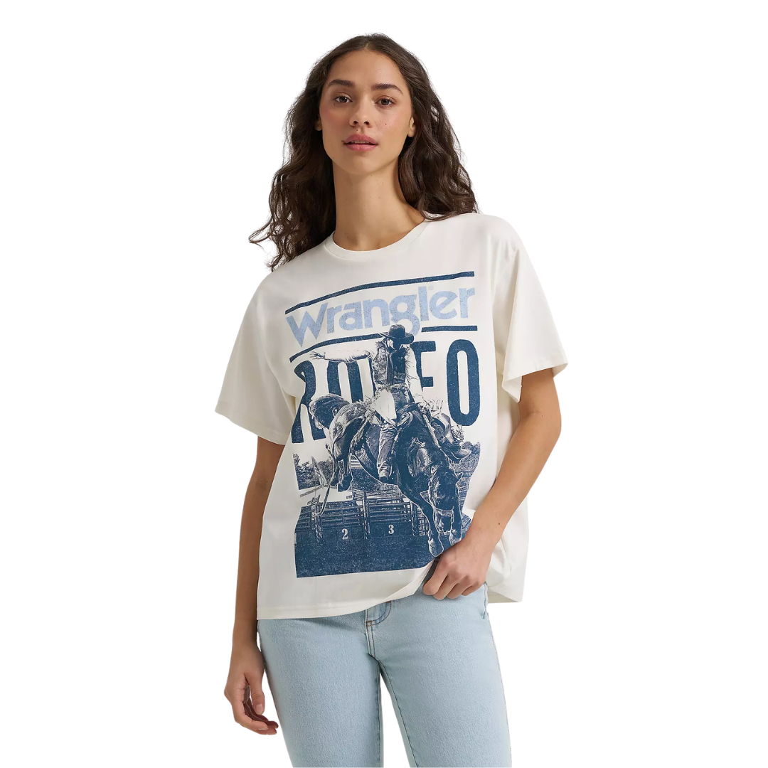 Wrangler Women's Retro Graphic Egret T-Shirt