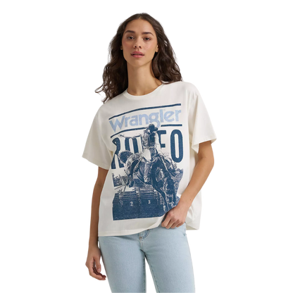 Wrangler Women's Retro Graphic Egret T-Shirt