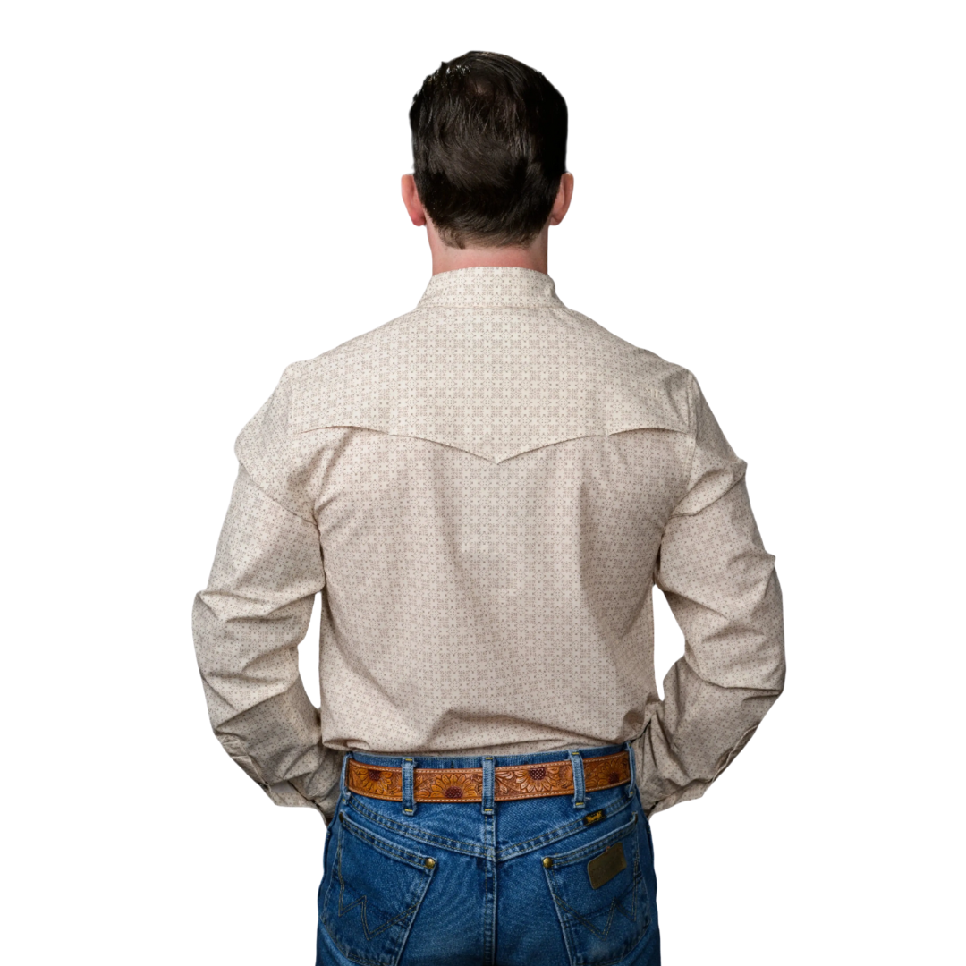 Ferrell Men's The Collin Snap Cream Shirt