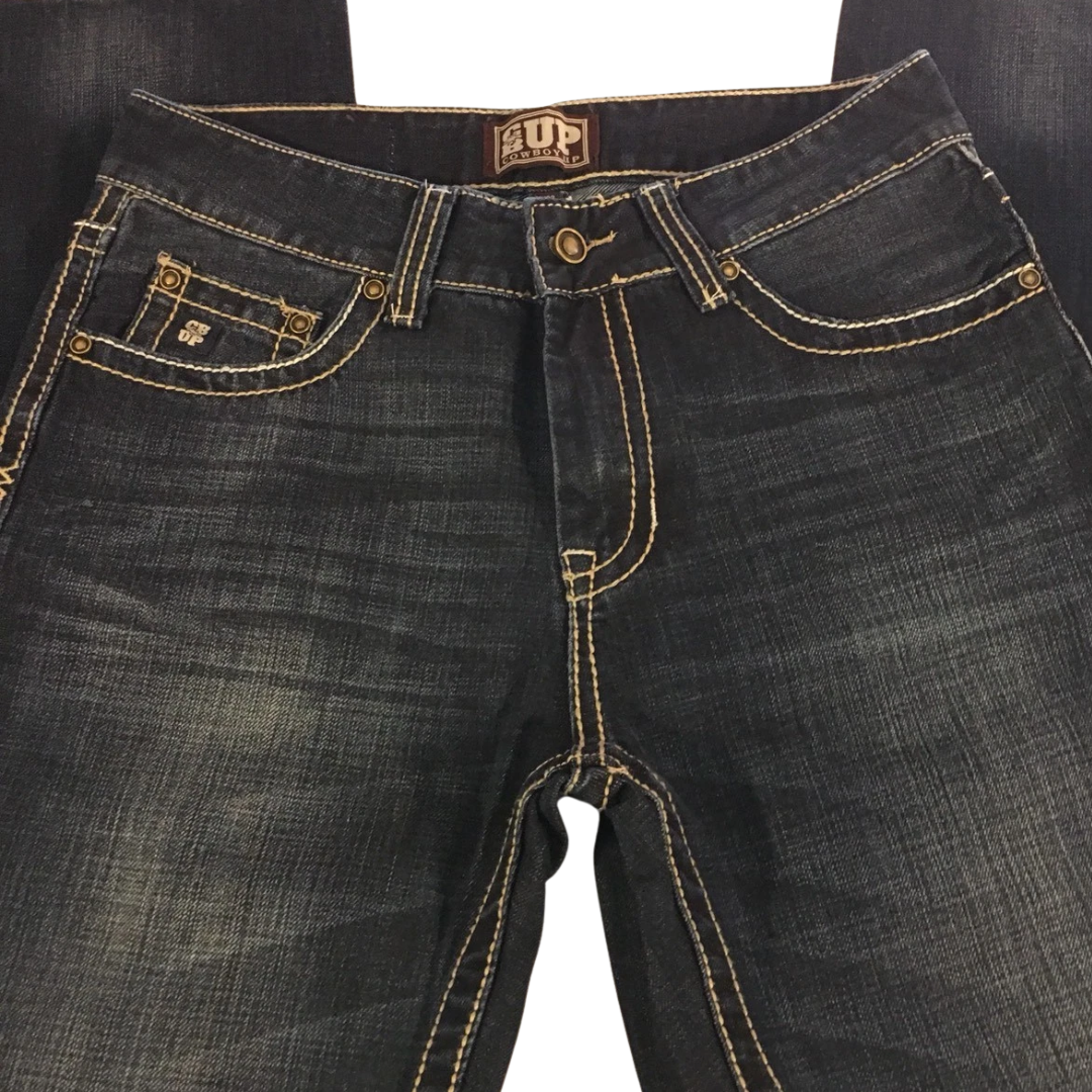 Sidran Men's Denim Cowboy Blue Jeans