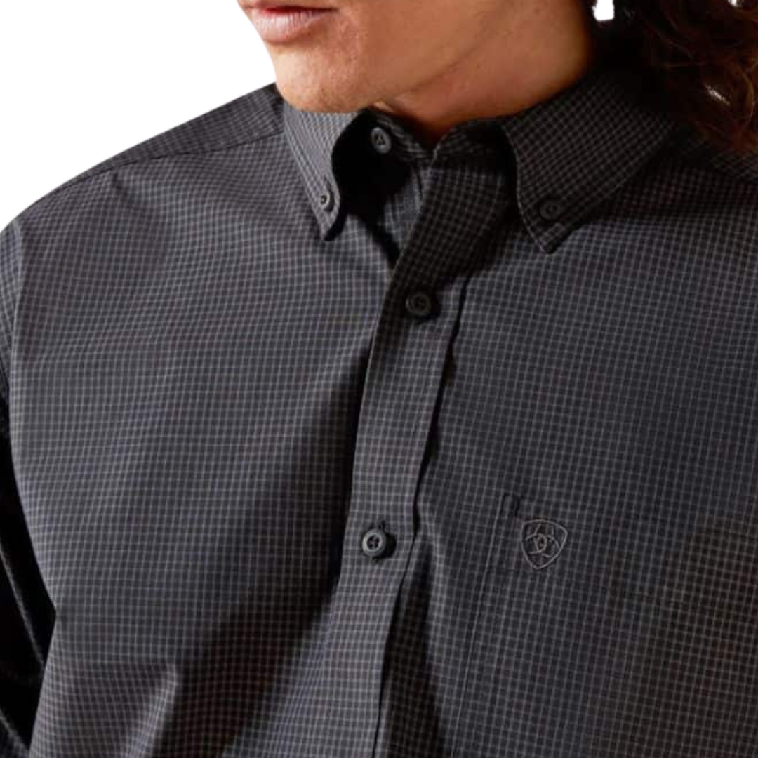 Ariat Men's Pro Series Thorin Button Black Shirt
