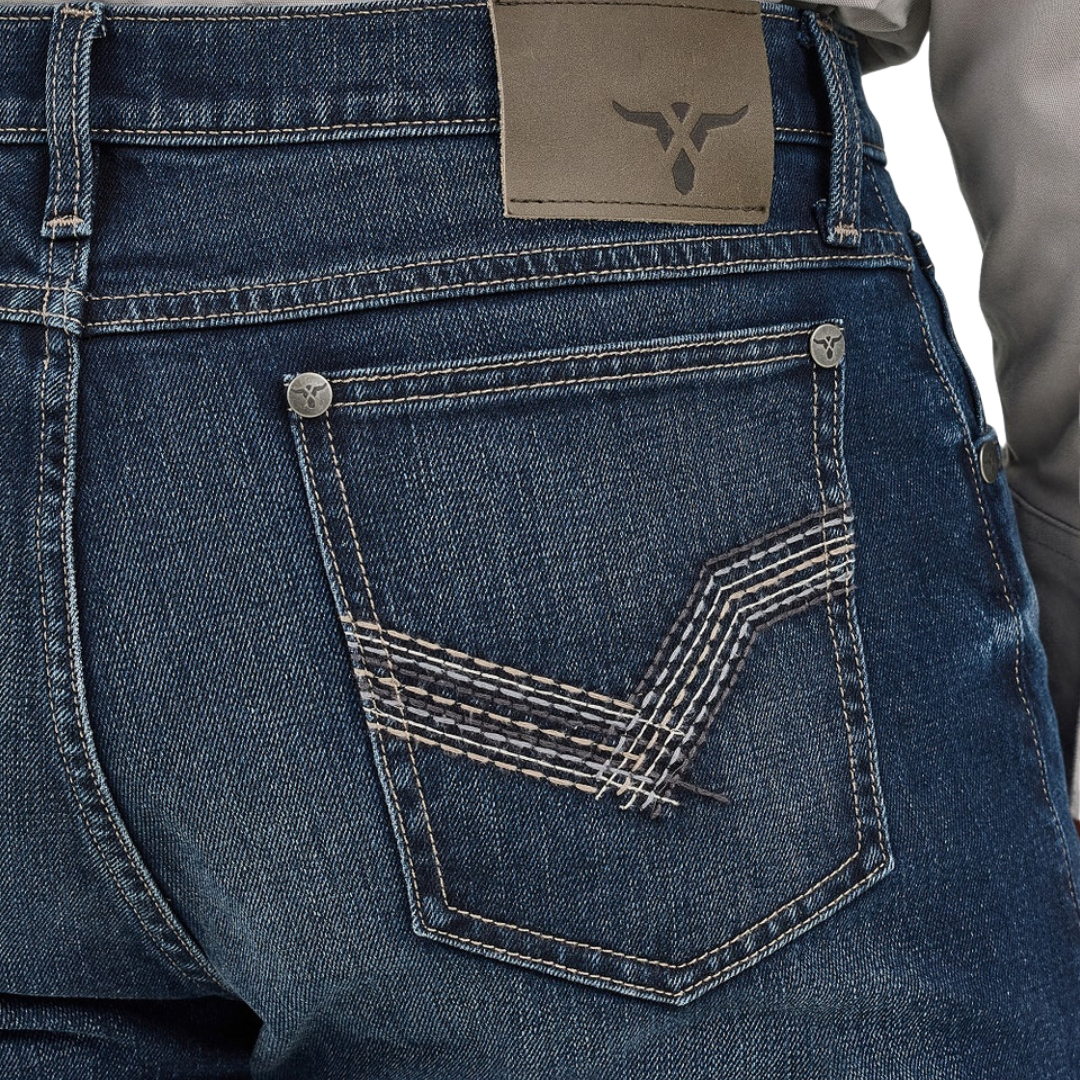 Wrangler Men's Vintage Boot Caleb Jeans