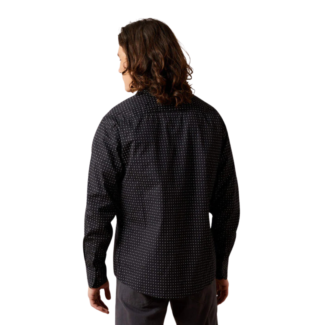 Ariat Men's Mclain Modern Fit Black Shirt