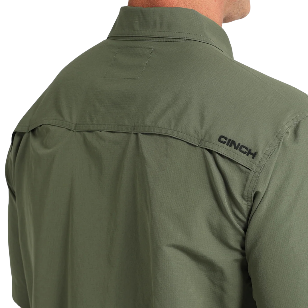 Cinch Men's Arenaflex Olive Green Shirt