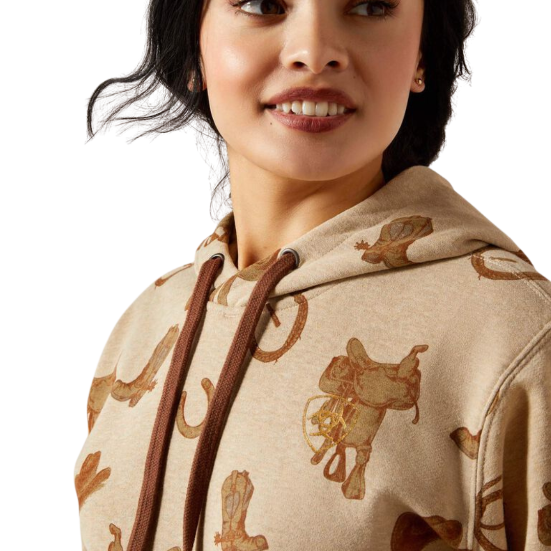 Ariat Women's Logo 2.0 Savannah Tan Hoodie
